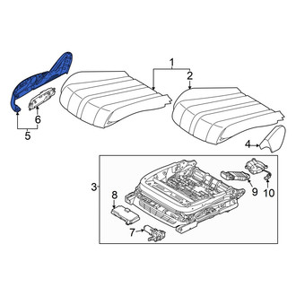 Genesis OE - Front Right Outer Seat Trim Panel