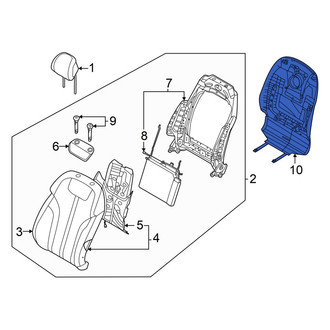 Genesis OE - Front Left Seat Back Panel