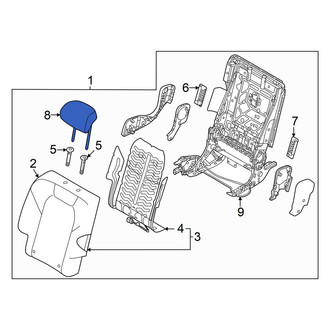 Genesis OE - Rear Left Outer Headrest