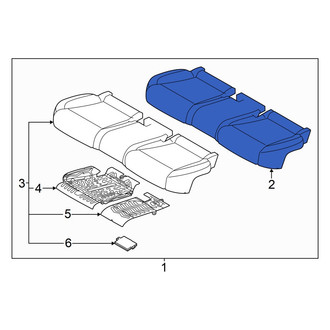 Genesis OE - Rear Seat Cover