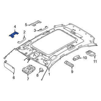 Genesis OE - Front Left Interior Grab Bar Bracket