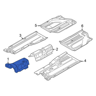 Genesis OE - Front Center Floor Pan Splash Shield