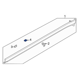 Genesis OE - Door Molding Clip