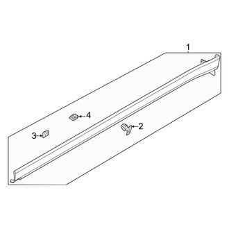 Genesis OE - Pillars, Rocker & Floor - Exterior Trim