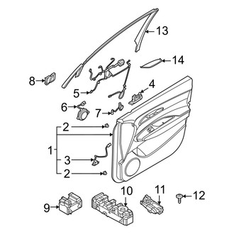 Genesis OE - Front Door - Interior Trim (Korea Built)
