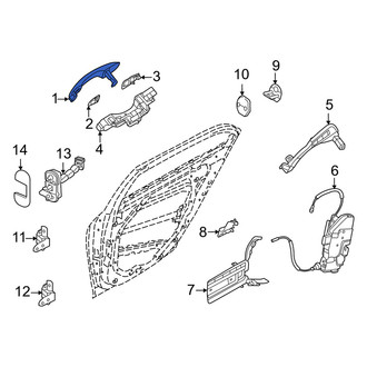 Genesis OE - Front Left Outer Exterior Door Handle