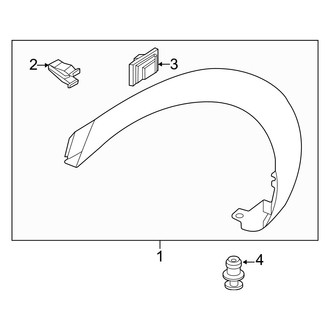 Genesis OE - Quarter Panel - Exterior Trim