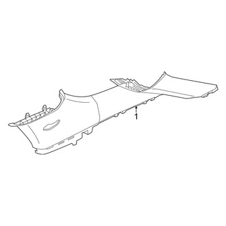 Genesis OE - Quarter Panel - Interior Trim (Korea Built)