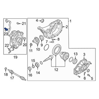 Genesis OE - Rear Differential Lock Sensor