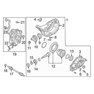 Genesis OE - Rear Suspension - Axle & Differential (With Limited Slip)