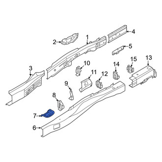 Genesis OE - Rear Left Inner Floor Side Rail Reinforcement