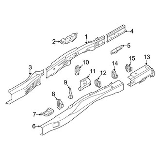 Genesis OE - Rear Body & Floor - Rails & Components