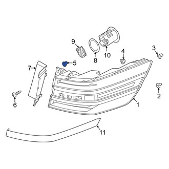 Genesis OE - Tail Light Clip