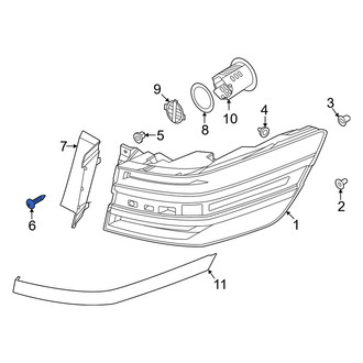 Genesis OE - Bumper Cover Screw