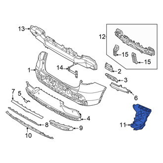 Genesis OE - Front Bumper Cover Support Rail