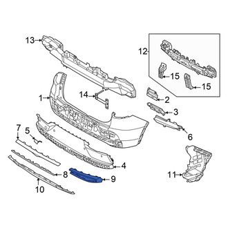 Genesis OE - Rear Left Bumper Trim