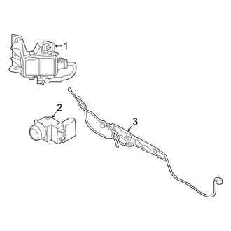 Genesis OE - Rear Bumper - Electrical Components (W/O Sport Package)