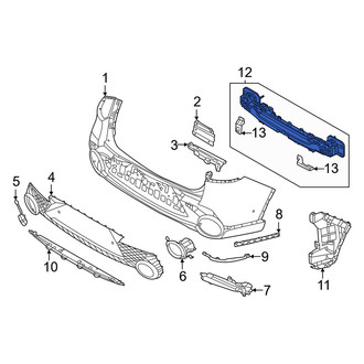 Genesis OE - Rear Bumper Impact Bar