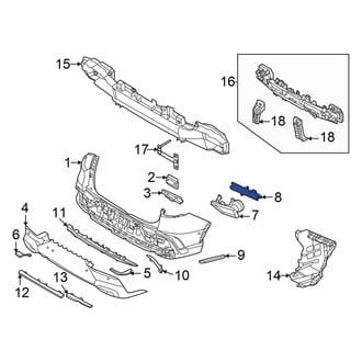 Genesis OE - Rear Left Reflector Panel