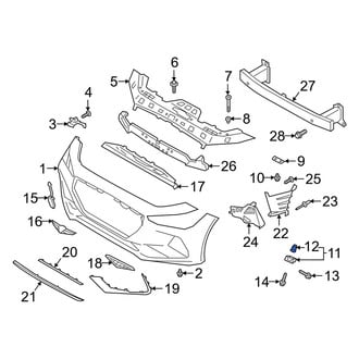 Genesis OE - Bumper Cover Retainer