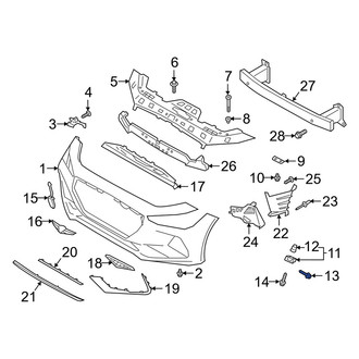 Genesis OE - Bumper Cover Screw