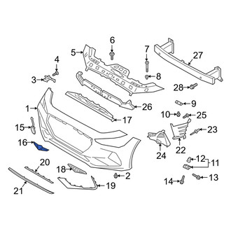Genesis OE - Front Bumper Cover Emblem