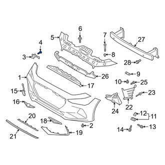 Genesis OE - Bumper Cover Screw
