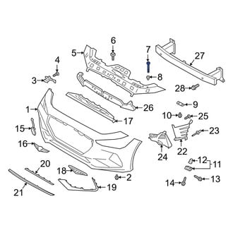Genesis OE - Bumper Cover Retainer