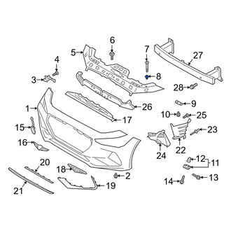 Genesis OE - Bumper Cover Retainer