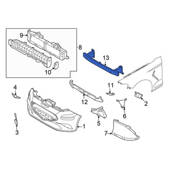 Genesis OE - Front Bumper Impact Bar