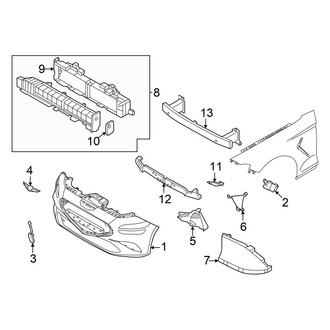 Genesis OE - Front Bumper & Grille - Bumper & Components