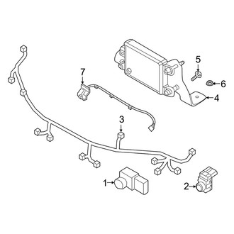 Genesis OE - Front Bumper & Grille - Electrical Components