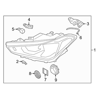 Genesis OE - Front Lamps - Headlamp Components (LED)