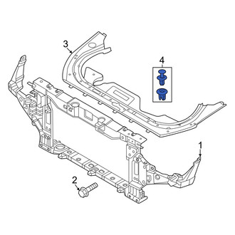 Genesis OE - Radiator Support Access Cover Clip