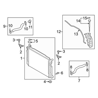 Genesis OE - Cooling - Radiator & Components (2.0L)