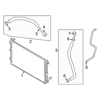 Genesis OE - Cooling - Radiator & Components (Auxiliary), (Base / Sport Prestige 2.5L)