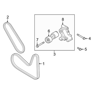 Genesis OE - Cooling - Belts & Pulleys (Sport 2.0L)