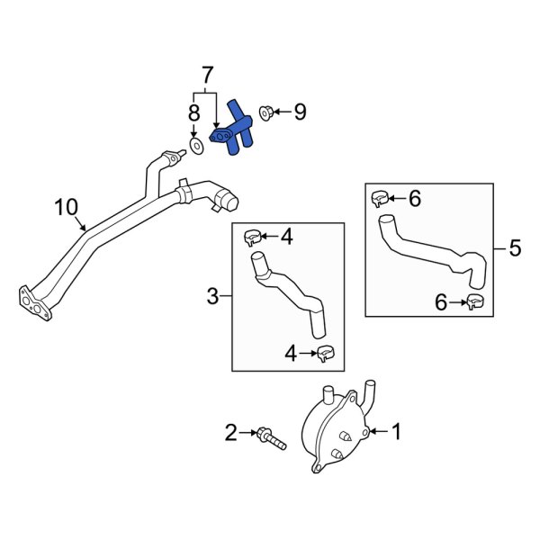 Automatic Transmission Oil Cooler Line Connector