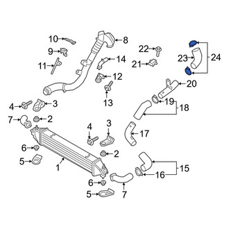 Genesis OE - Center Intercooler Pipe Clamp