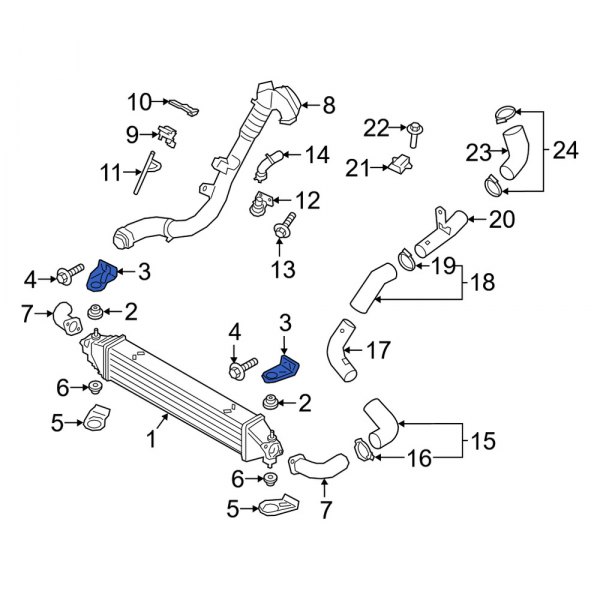 Intercooler Bracket