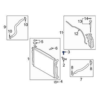Genesis OE - Radiator Mount Bolt