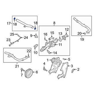 Genesis OE - Engine Coolant Pipe O-Ring