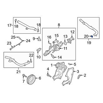 Genesis OE - Engine Coolant Pipe O-Ring