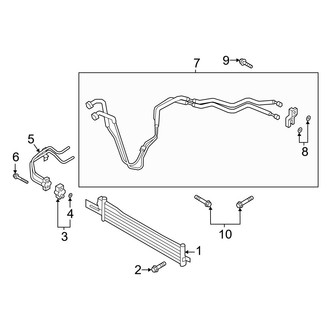Genesis OE - Cooling - Trans Oil Cooler (3.3L)