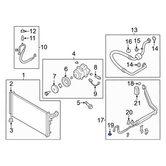 Genesis OE - A/C Line O-Ring