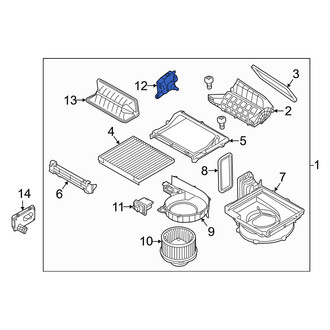 Genesis OE - HVAC Air Adjustment Control Motor