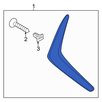 Genesis OE - Front Left Fender Molding