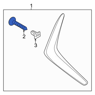 Genesis OE - Fender Molding Screw