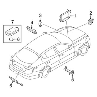 Genesis OE - Electrical - Keyless Entry Components