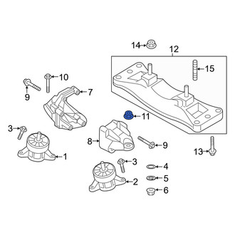 Genesis OE - Rear Engine Mount Nut